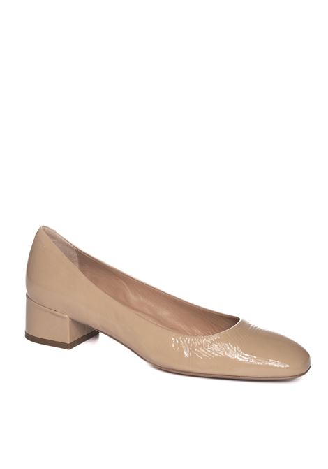 Beige 1100 leather pump FRANCO RUSSO | 1100NAPLAK-FONDOTINTA